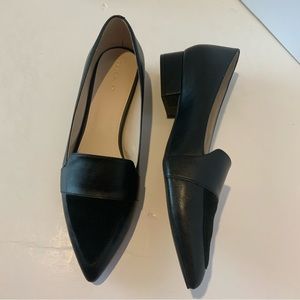 Black leather Cole Haan loafer